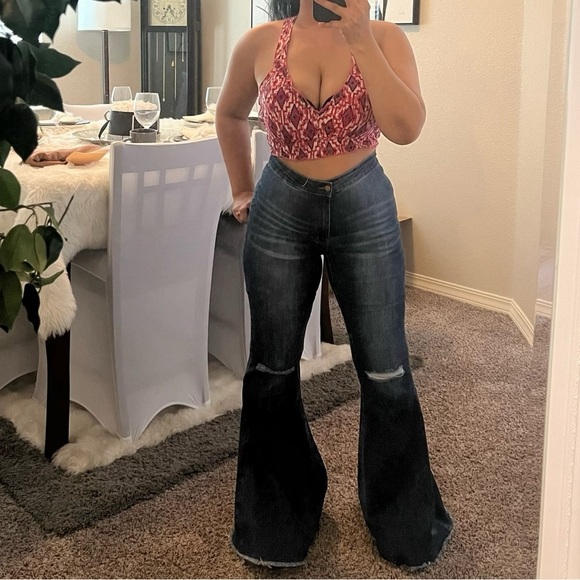 Crazy Train Fushia Women’s Aztec Print Bralette - Picture 8 of 8